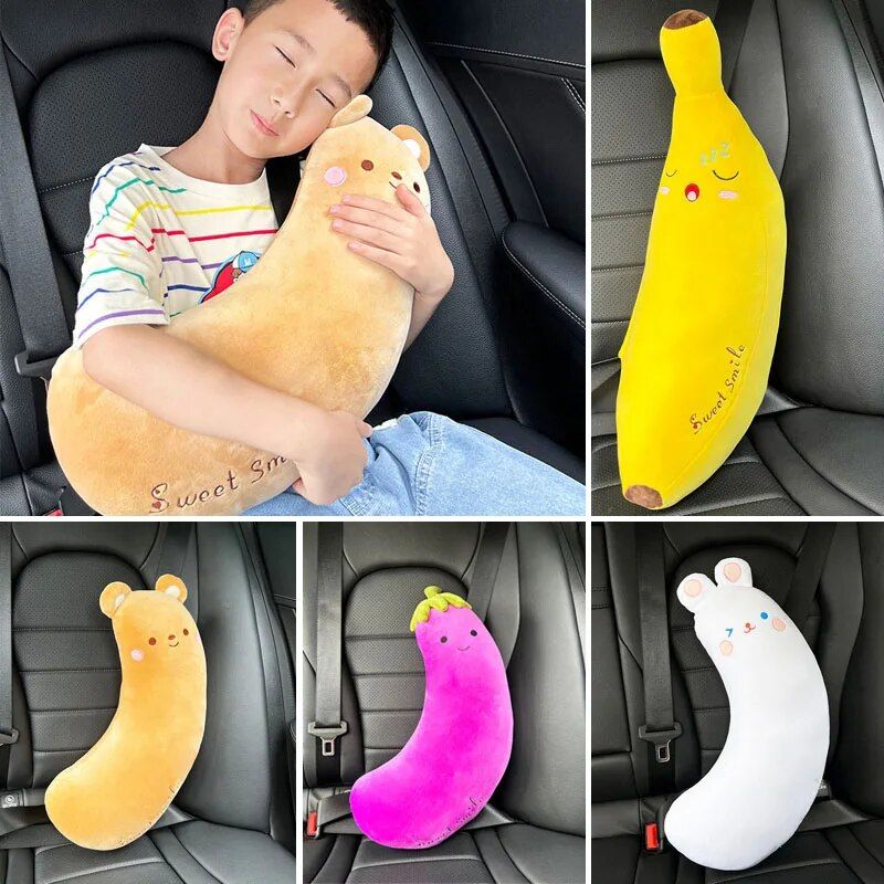 Lisslune | Splash Cartoon Animal Seat Belt Cover for Kids: Universal Shoulder Pad Protector
