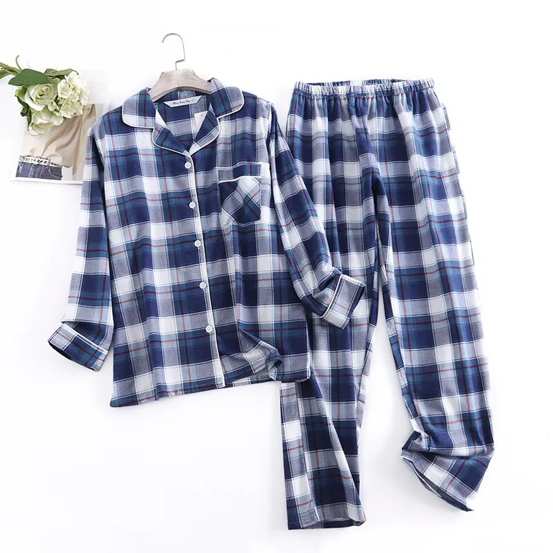Lisslune | Cotton flannel women's pajama sets