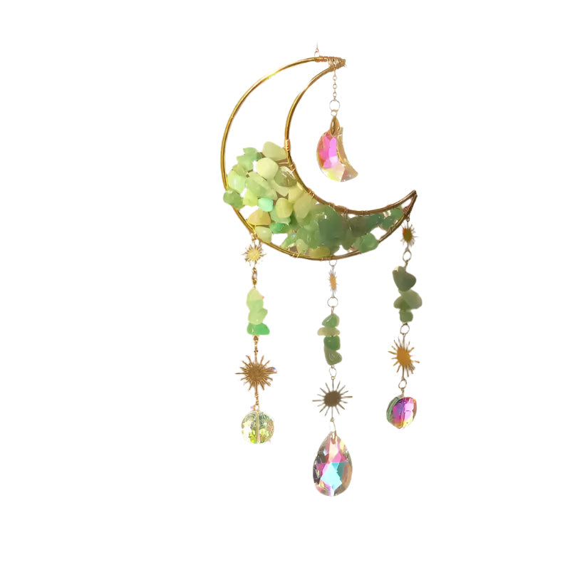 Lisslune | LunaPrism Dreamcatcher – Enchanting Moonlight Decoration for Peaceful Spaces