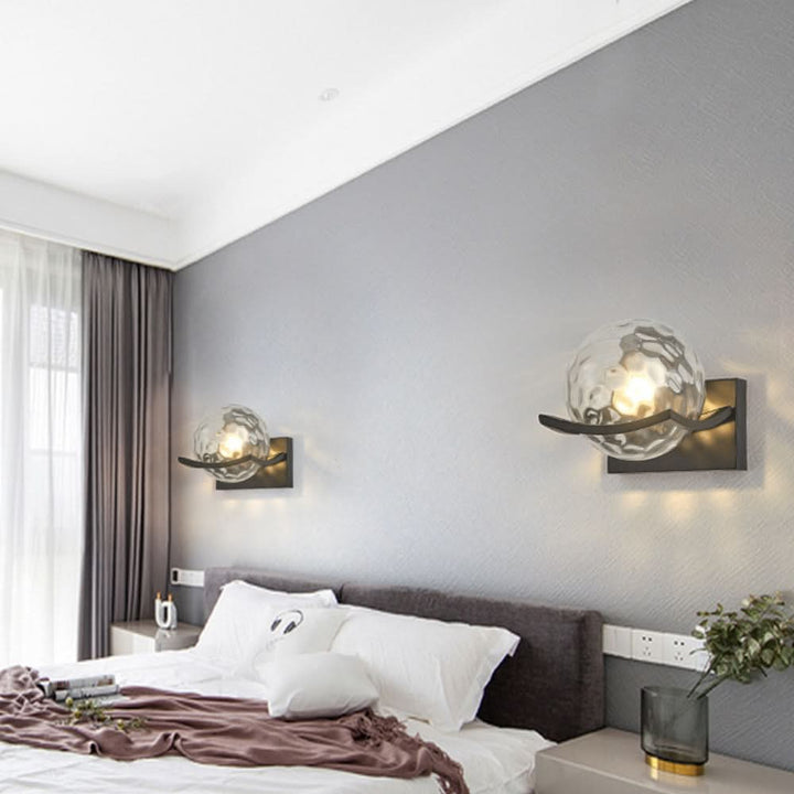 Lisslune | Modern LED Wall Lamp with Glass Panel