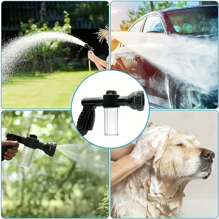 Lisslune | Multifunctional Car Wash Gun – Spray Gun with Microfiber Attachment for Thorough Cleaning