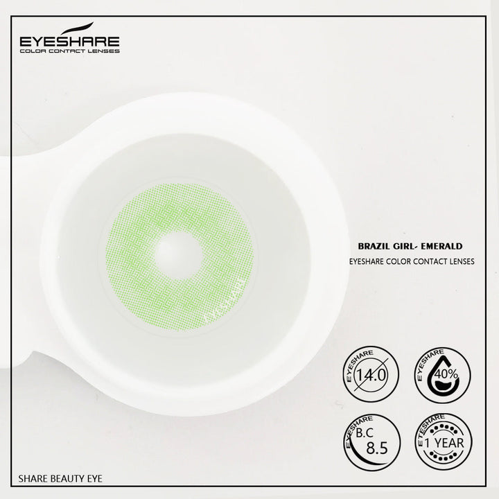 Rynx Brazilgirl Emarald 14.0mm 1 Pair | 1 Year