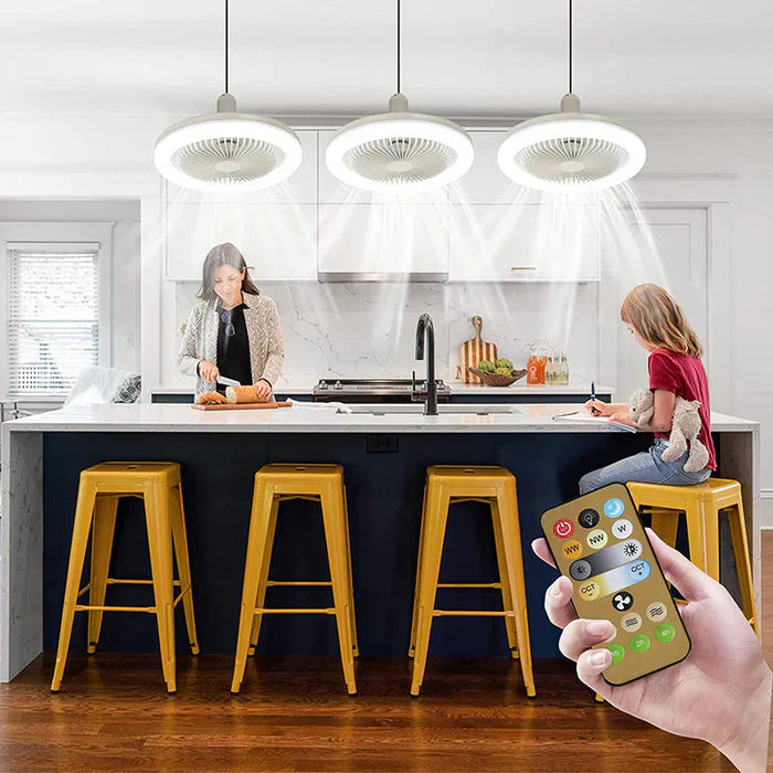 Lisslune | Ceiling Fan with Light - CoolLight