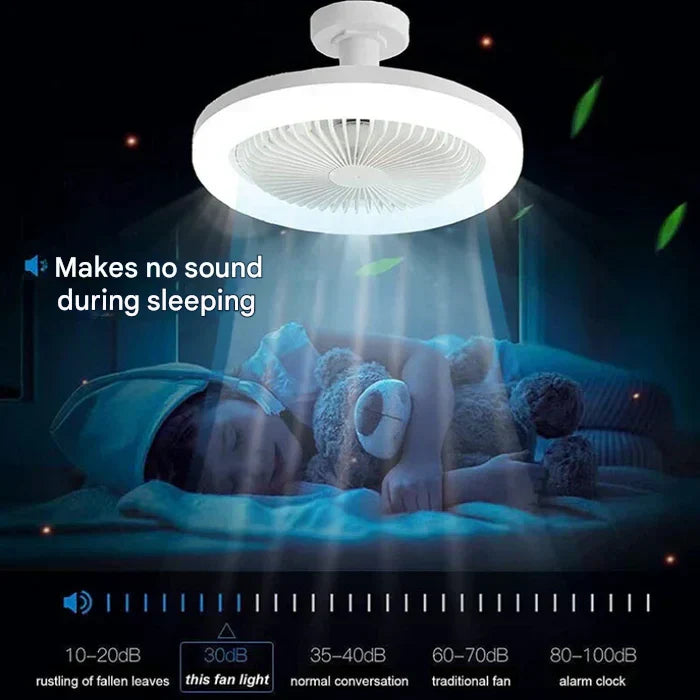 Lisslune | Ceiling Fan with Light - CoolLight