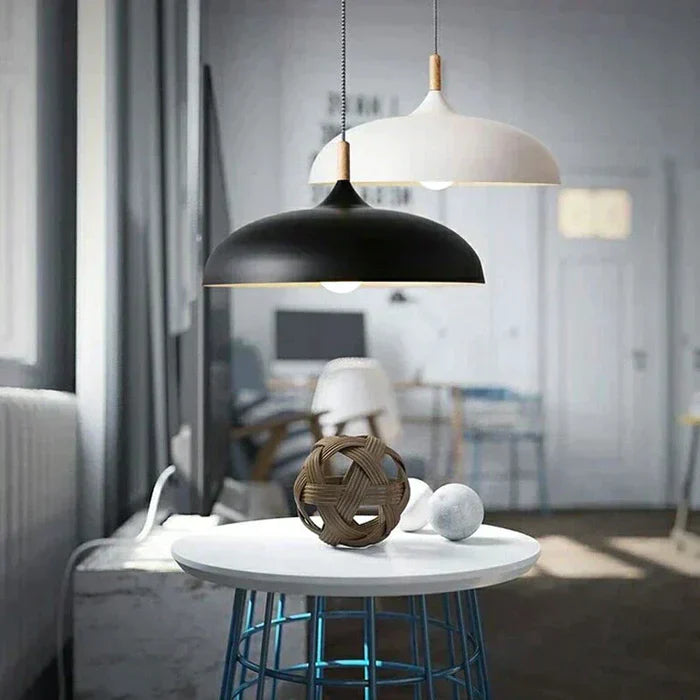 Lisslune | Ceiling lamp in Scandinavian Oak - ScandiLuxe