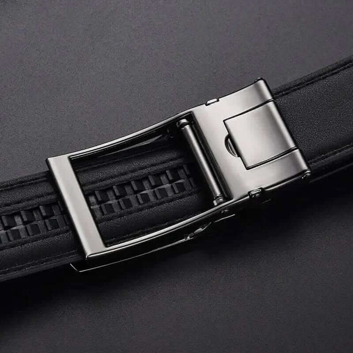 Lisslune | Adjustable No-Hole Leather Belt for Men