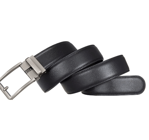Lisslune | Adjustable No-Hole Leather Belt for Men