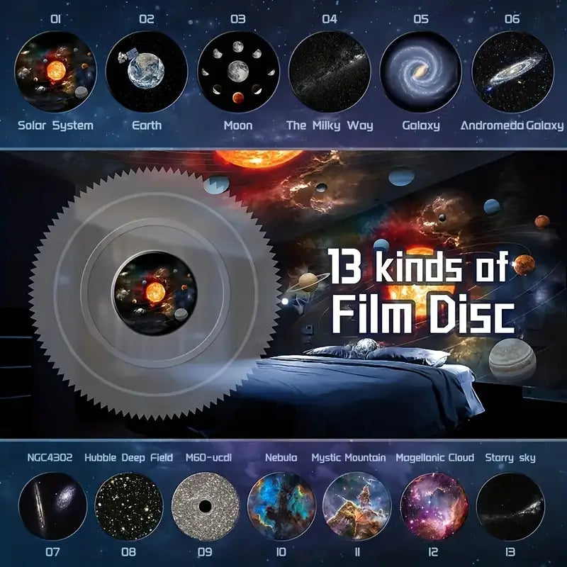 Skorter | Celestial Dreams: 360° Planetarium Galaxy Projector -  Full-room Coverage