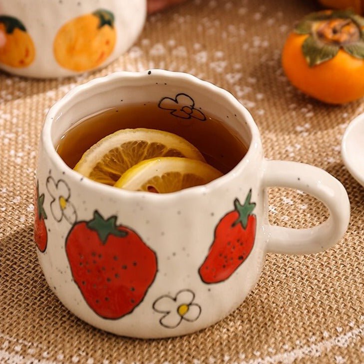 Lisslune | FruitiSip - Lively Ceramic Mug with Playful Fruit Art