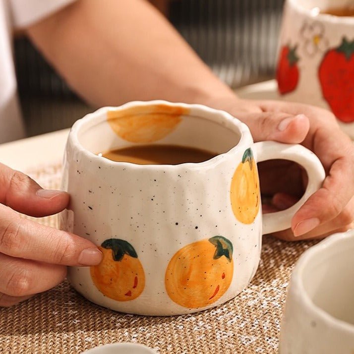 Lisslune | FruitiSip - Lively Ceramic Mug with Playful Fruit Art