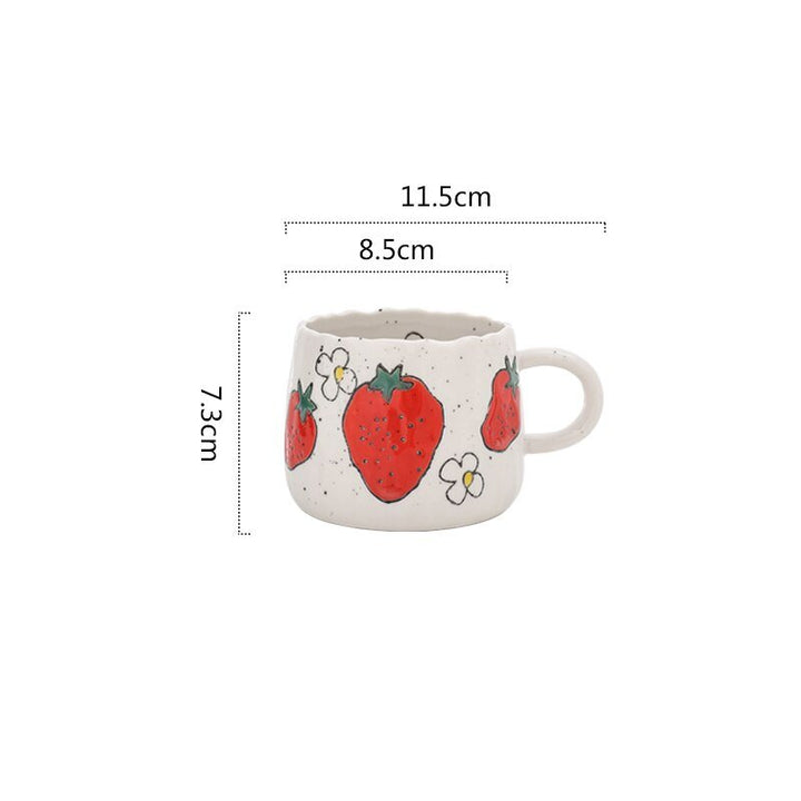 Lisslune | FruitiSip - Lively Ceramic Mug with Playful Fruit Art