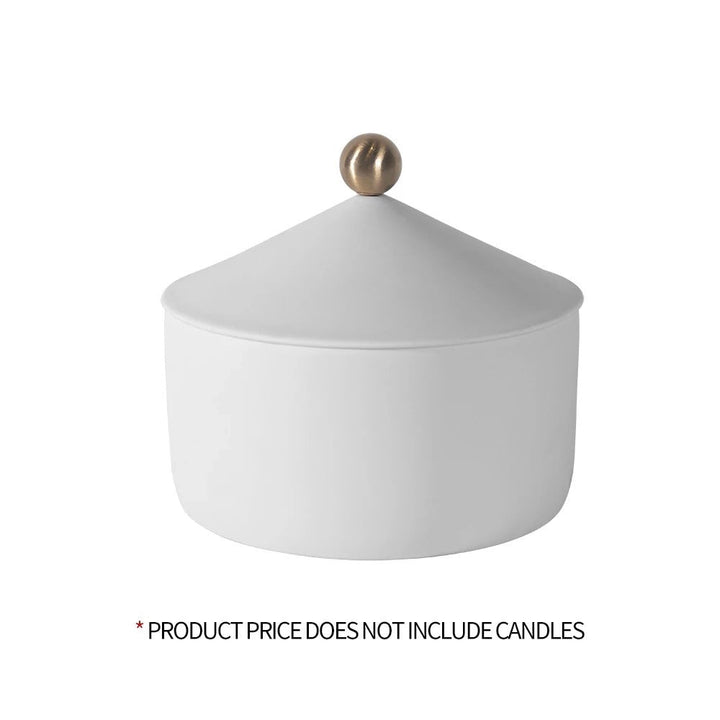 Lisslune | Ceramic Storage Candle Container with Lid