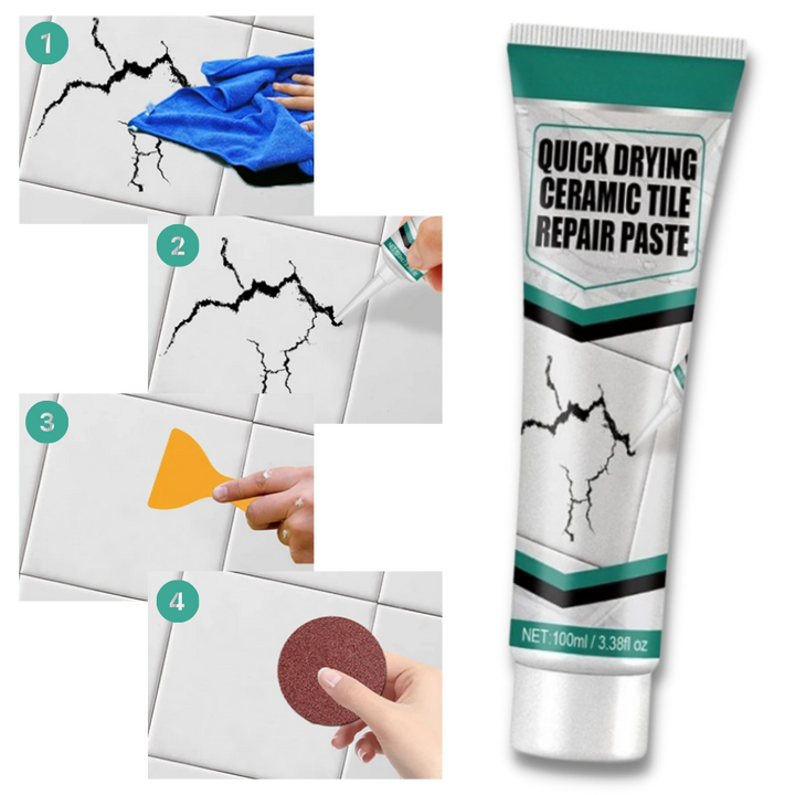 Lisslune | TileFix - Fast-drying ceramic tile repair kit