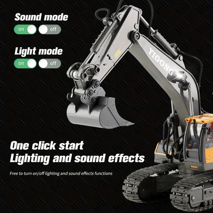 Lisslune | Premium Remote Control Excavator – Realistic RC Digger for Ultimate Fun