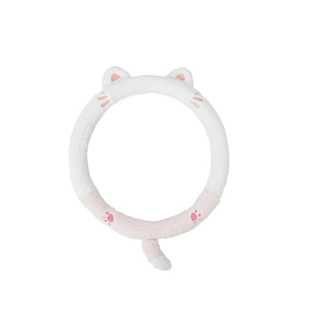 Lisslune | New Sweet Lovely Animal Soft Leather Steering Wheel Cover