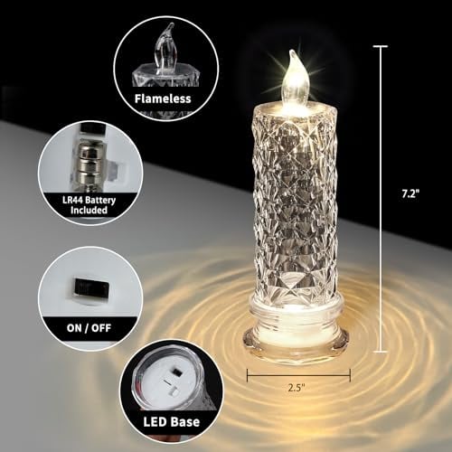 Lisslune | LED Crystal Candle Light