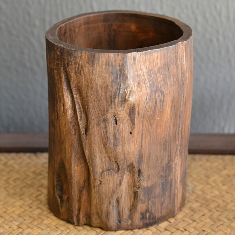 Lisslune | Handmade Wooden Pen Holder – Unique and Natural Look