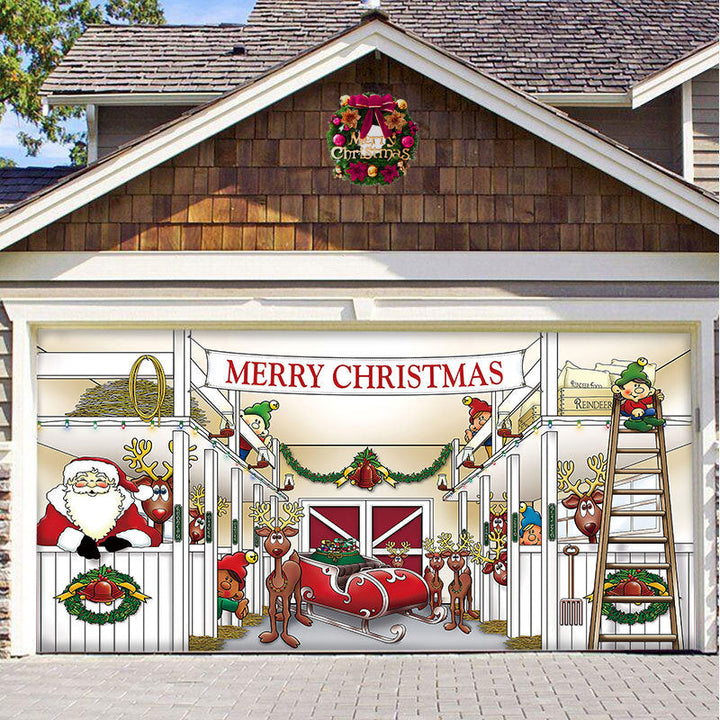 Lisslune | Christmas Carsge Door Banner Ornament
