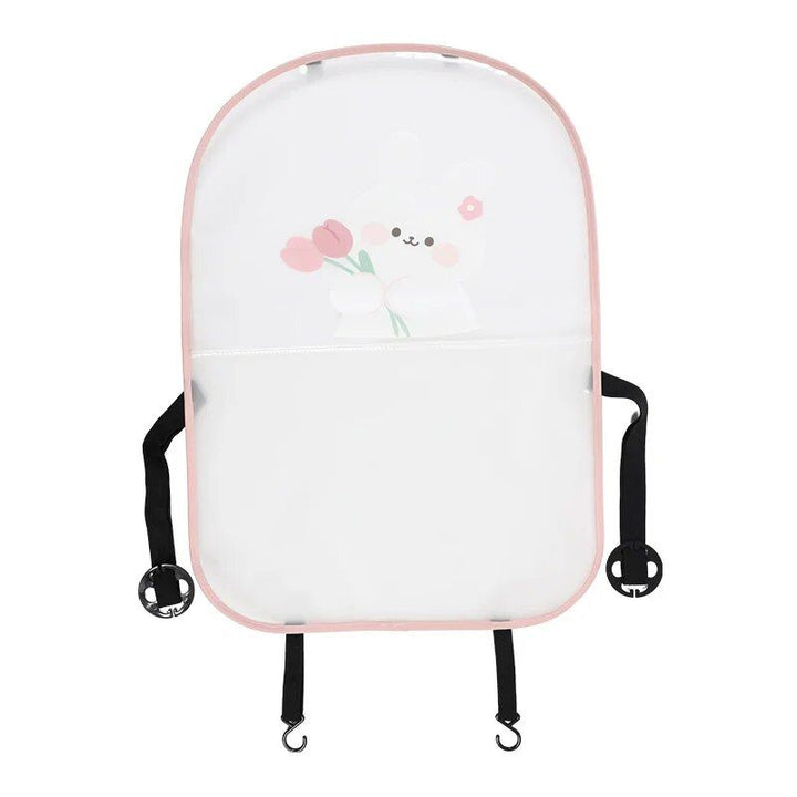 Lisslune | Sweet Bear & Rabbit Cartoon Car Seat Kick Mat