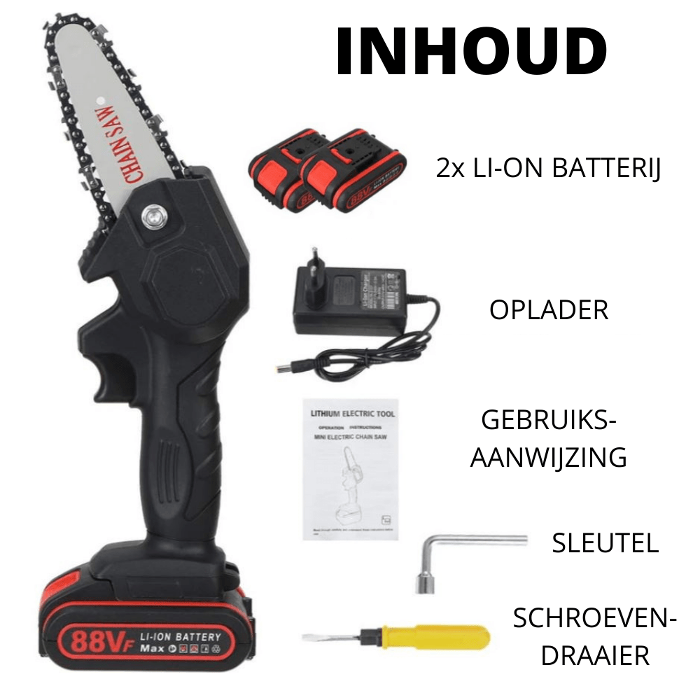 Lisslune | CHAINCUT PRO – Electric cordless chainsaw for fast & efficient work