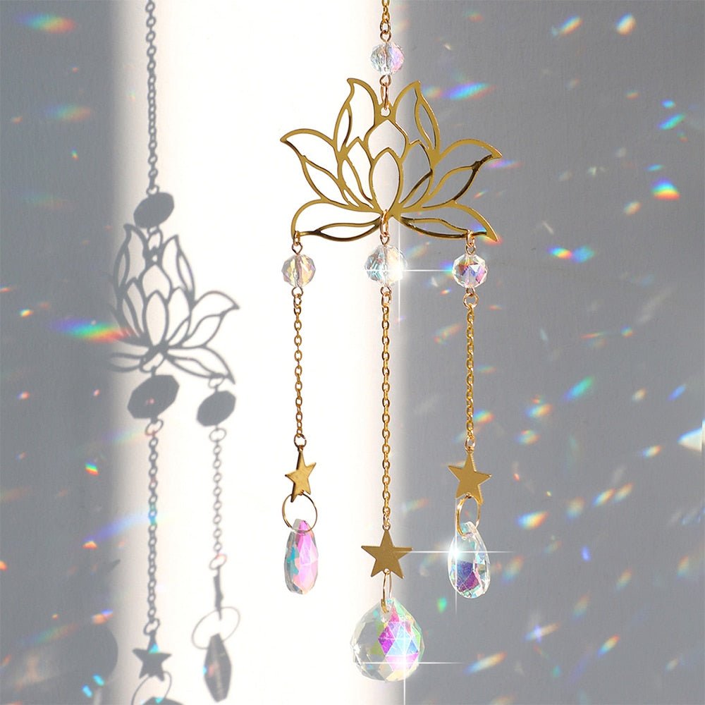 Lisslune | Chakra Crystal Lotus Sun Collector
