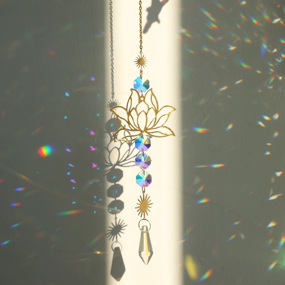 Lisslune | Chakra Crystal Lotus Sun Collector