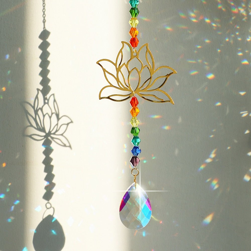 Lisslune | Chakra Crystal Lotus Sun Collector