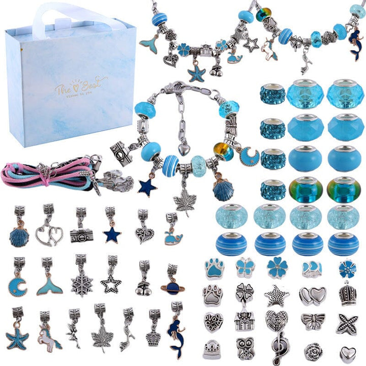 Lisslune | CHARMELLA – Sparkly Girls Charm Bracelet Making Kit for Creative Fun