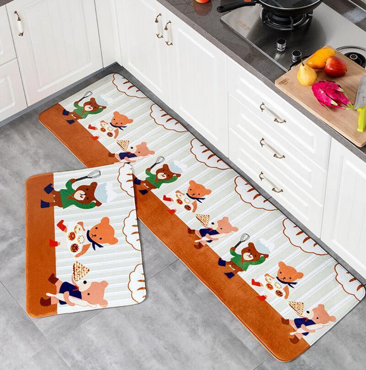 Lisslune | Adorable Kawaii Cat Non-slip Kitchen Mat for Safety and Style