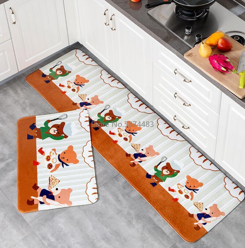Lisslune | Adorable Kawaii Cat Non-slip Kitchen Mat for Safety and Style