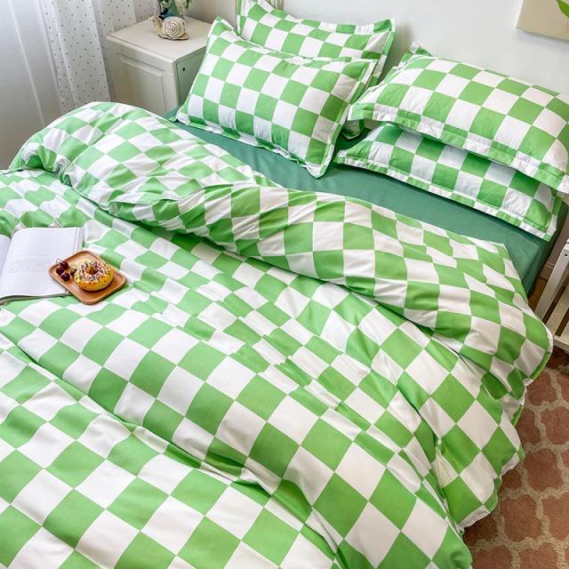 Lisslune | Checked Bedding Set
