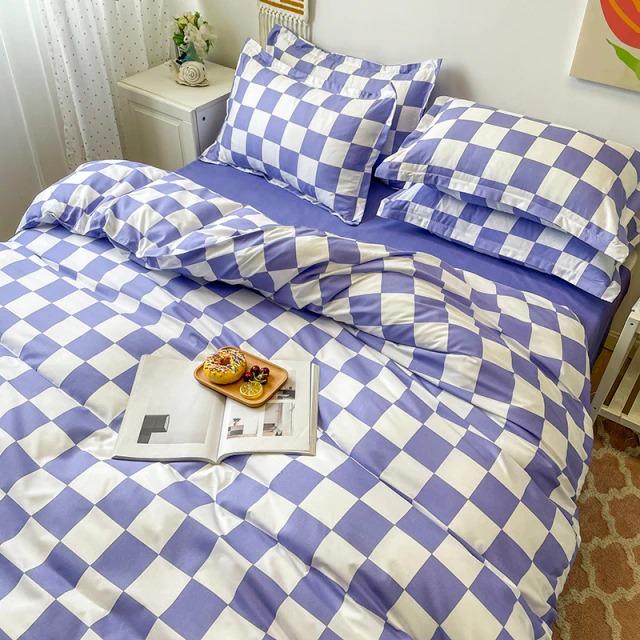 Lisslune | Checked Bedding Set