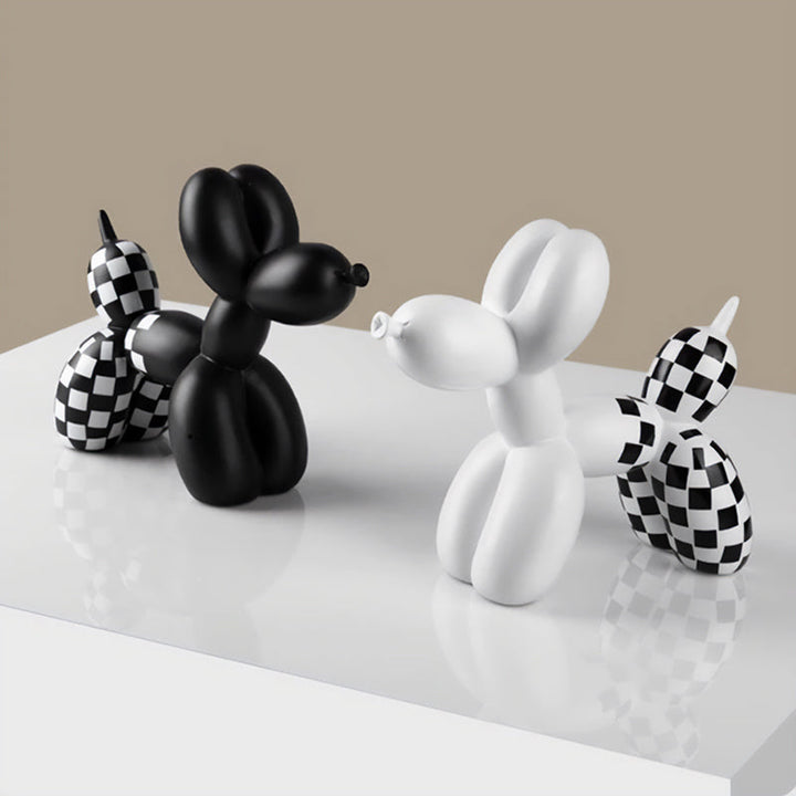 Lisslune | Checked Balloon Dog