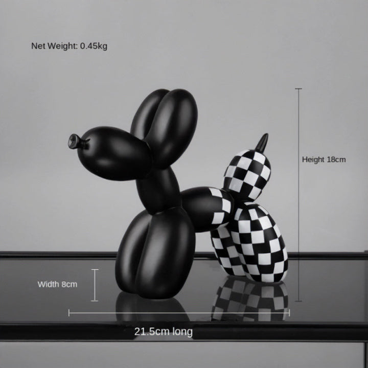 Lisslune | Checked Balloon Dog