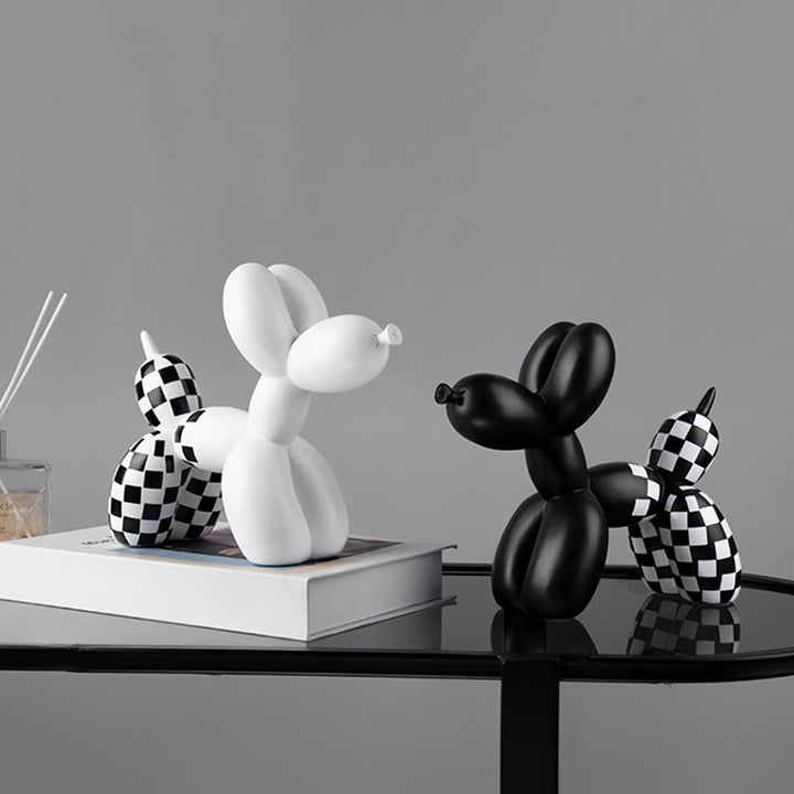 Lisslune | Checked Balloon Dog