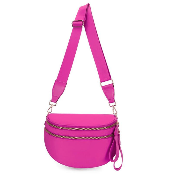 Lisslune | LuxeMosaic Iris Crossbody Bag | Stylish checkerboard purse with adjustable strap for everyday essentials