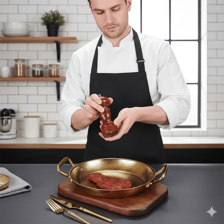 Lisslune | CHEFSTEEL – Hammered Stainless Steel Pot for Sauces, Pans & Versatile Cooking