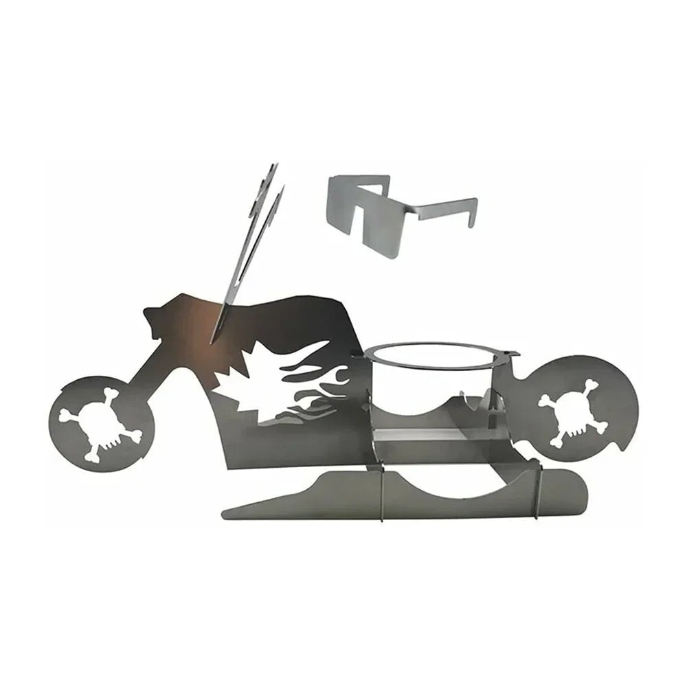 Lisslune | CHICKEN GRILL STAND – Stainless Steel BBQ Rack with Beer Can Holder