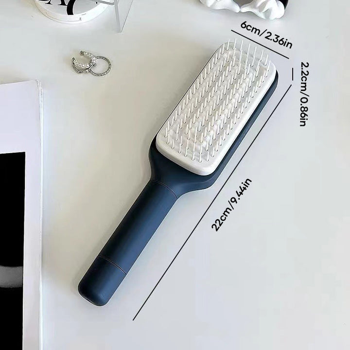 Lisslune | Self-cleaning anti-static massage comb