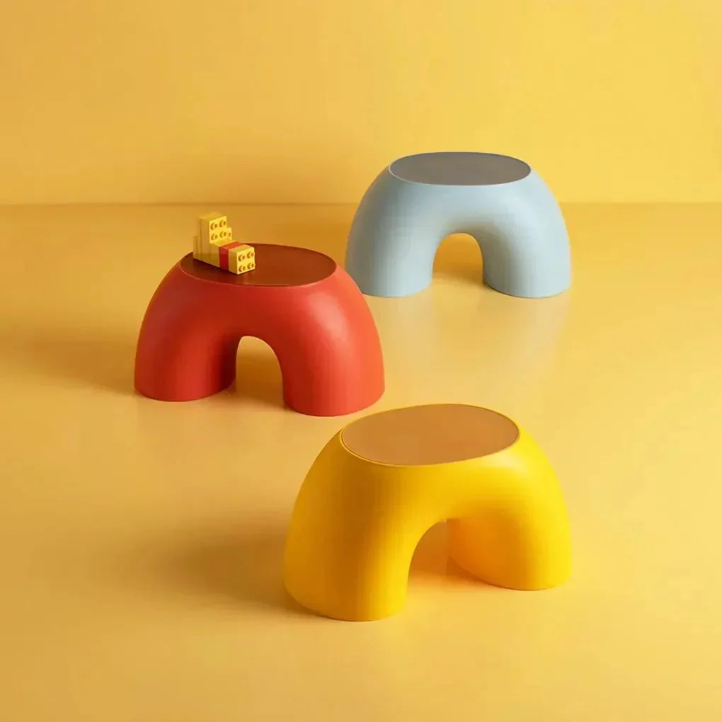 Lisslune | Children's Plastic Rainbow Shape Stool