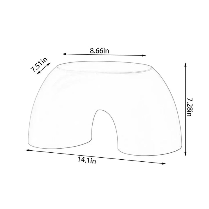 Lisslune | Children's Plastic Rainbow Shape Stool