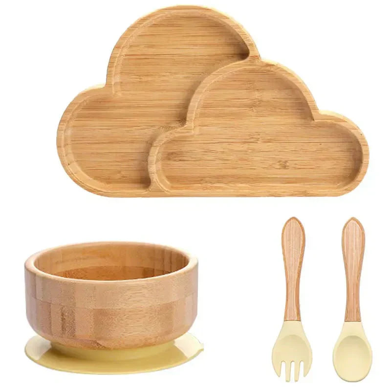 Lisslune | Children's Tableware Set with Suction Cup - EcoFeast