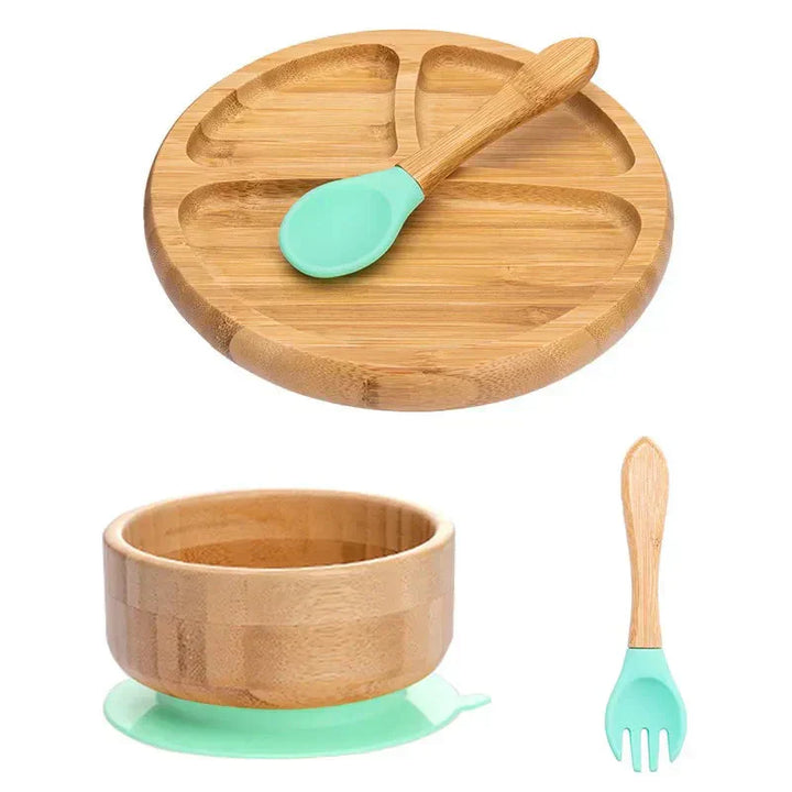 Lisslune | Children's Tableware Set with Suction Cup - EcoFeast