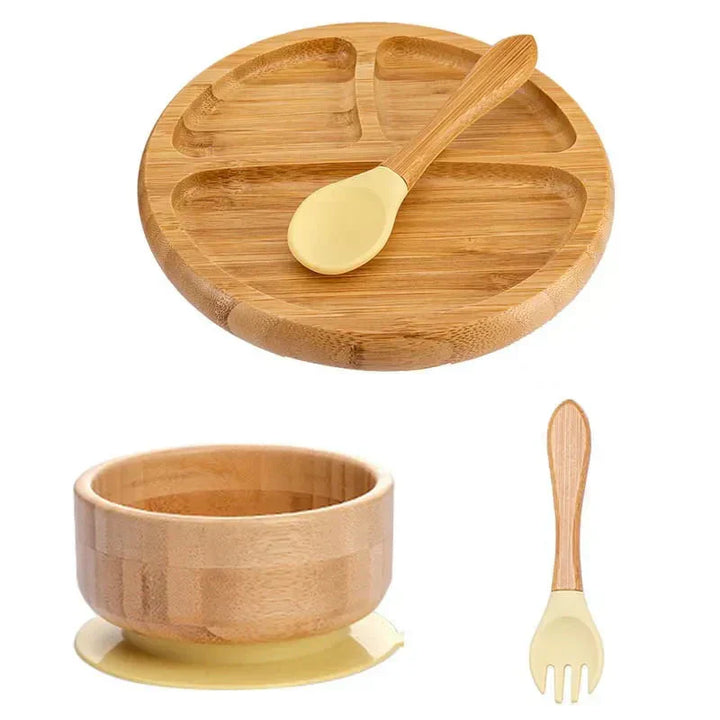 Lisslune | Children's Tableware Set with Suction Cup - EcoFeast