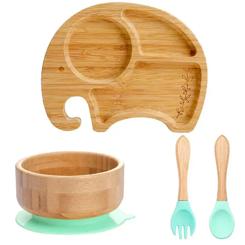 Lisslune | Children's Tableware Set with Suction Cup - EcoFeast