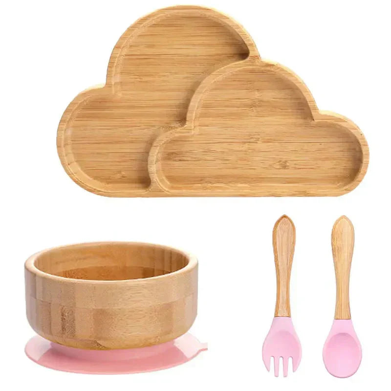 Lisslune | Children's Tableware Set with Suction Cup - EcoFeast