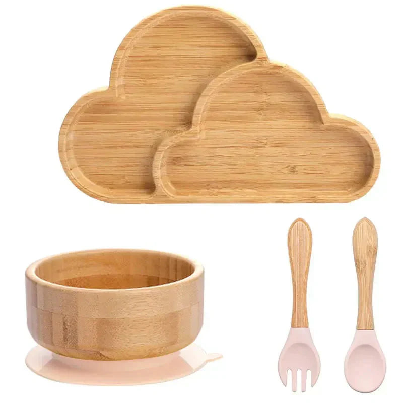 Lisslune | Children's Tableware Set with Suction Cup - EcoFeast