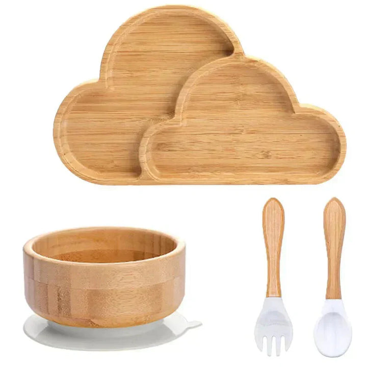 Lisslune | Children's Tableware Set with Suction Cup - EcoFeast