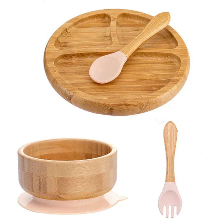 Lisslune | Children's Tableware Set with Suction Cup - EcoFeast