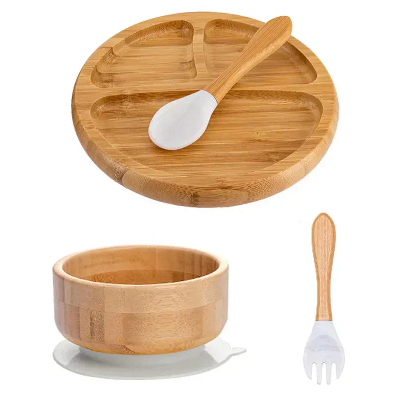 Lisslune | Children's Tableware Set with Suction Cup - EcoFeast